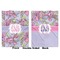 Orchids Baby Blanket (Double Sided - Printed Front and Back)