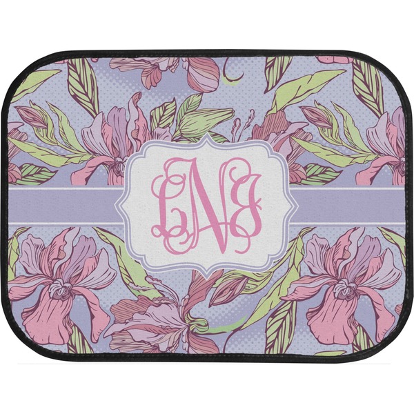 Orchids Custom Car Floor Mats (Back Seat)