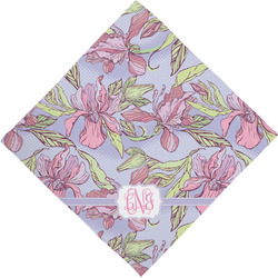 Orchids Dog Bandana Scarf w/ Monogram