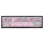 Orchids Bar Mat - Large (Personalized)