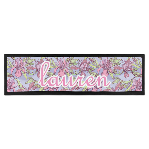 Custom Orchids Bar Mat - Large (Personalized)