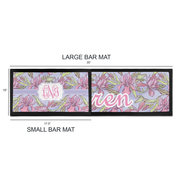 Orchids Bar Mats - Sizing Chart