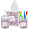 Orchids Bathroom Accessories Set (Personalized)