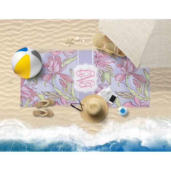Orchids Beach Towel Lifestyle