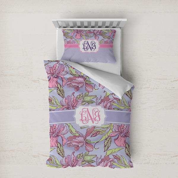 Custom Orchids Duvet Cover Set - Twin XL (Personalized)