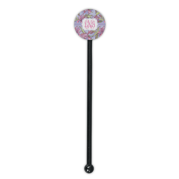 Orchids Black Plastic 5.5" Stir Stick - Round - Single Stick