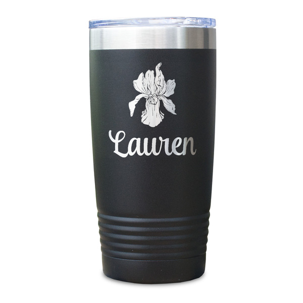 Orchids Black Polar Camel Tumbler - 20oz - Single Sided - Approval