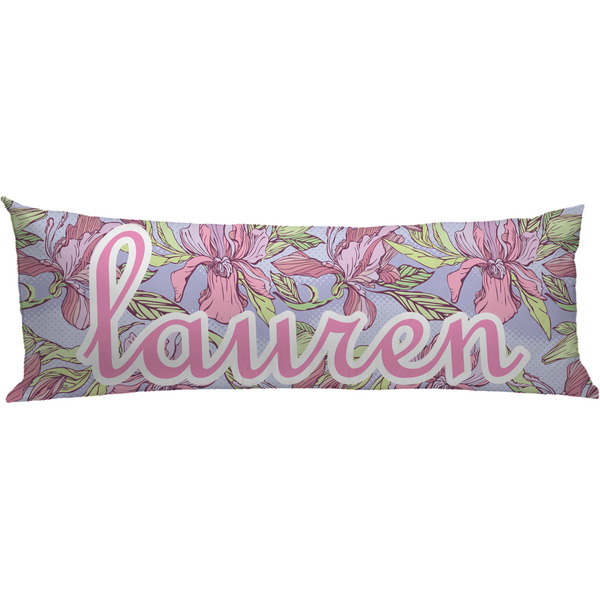 Custom Orchids Body Pillow Case (Personalized)