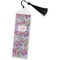 Orchids Bookmark with tassel - Flat