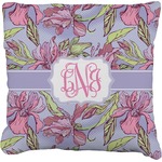 Orchids Faux-Linen Throw Pillow 16" (Personalized)