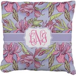 Orchids Faux-Linen Throw Pillow 26" (Personalized)