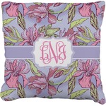 Orchids Faux-Linen Throw Pillow (Personalized)