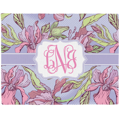 Orchids Woven Fabric Placemat - Twill w/ Monogram