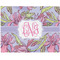 Orchids Woven Fabric Placemat - Twill w/ Monogram
