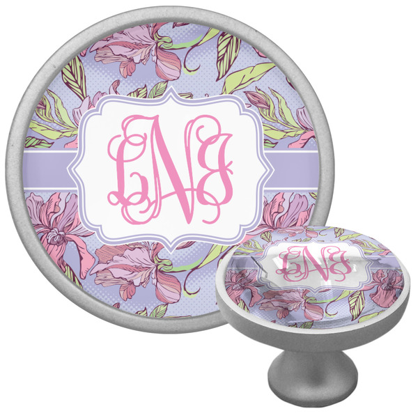 Custom Orchids Cabinet Knob (Personalized)