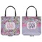 Orchids Canvas Tote - Front and Back