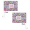 Orchids Car Flag - 11" x 8" - Front & Back View