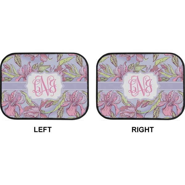 Orchids Car Floor Mats (Back Seat) (Approval)