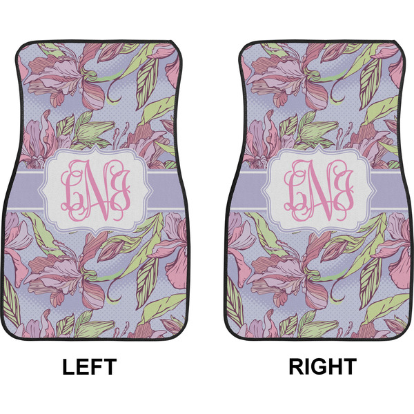 Orchids Car Mat Front - Approval