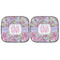Orchids Car Sun Shades - FRONT