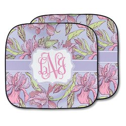 Orchids Car Sun Shade - Two Piece (Personalized)