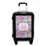 Orchids Carry On Hard Shell Suitcase (Personalized)