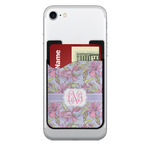 Orchids 2-in-1 Cell Phone Credit Card Holder & Screen Cleaner (Personalized)
