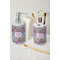 Orchids Ceramic Bathroom Accessories - LIFESTYLE (toothbrush holder & soap dispenser)