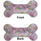 Orchids Ceramic Flat Ornament - Bone Front & Back (APPROVAL)