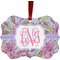 Orchids Christmas Ornament (Front View)