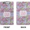 Orchids Clipboard (Legal) (Front + Back)