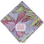 Orchids Cloth Dinner Napkin - Single w/ Monogram