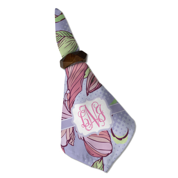 Orchids Cloth Napkins - Personalized Dinner (Folded in Ring) (MAIN)