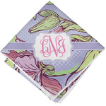 Orchids Cloth Napkin w/ Monogram