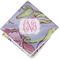 Orchids Cloth Napkin w/ Monogram