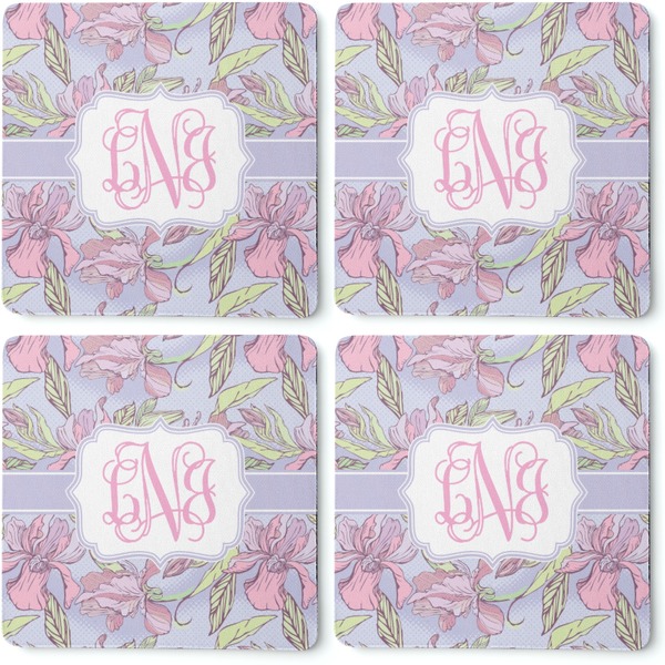 Orchids Coaster Rubber Back - Apvl