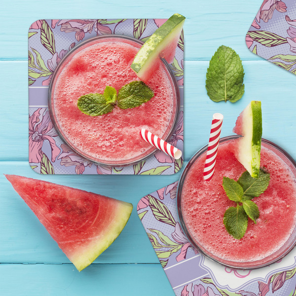 Orchids Coaster Set - LIFESTYLE