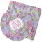 Orchids Rubber Backed Coaster (Personalized)