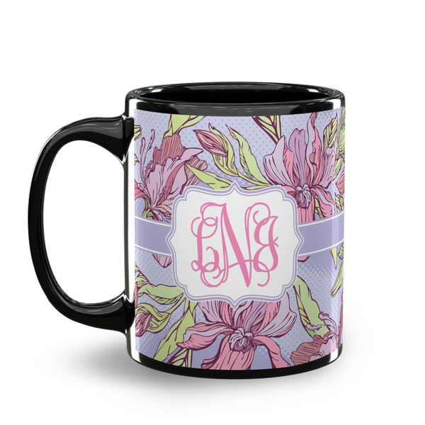 Orchids Coffee Mug - 11 oz - Black