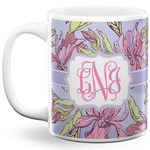 Orchids 11 Oz Coffee Mug - White (Personalized)