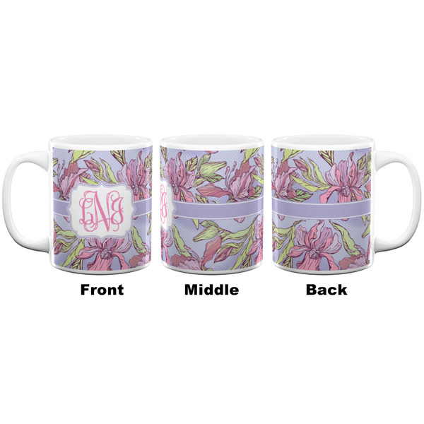 Orchids Coffee Mug - 11 oz - White APPROVAL