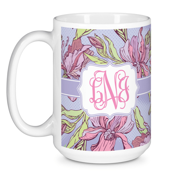 Orchids Coffee Mug - 15 oz - White