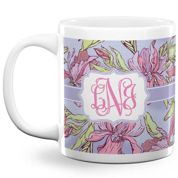 Orchids Coffee Mug - 20 oz - White