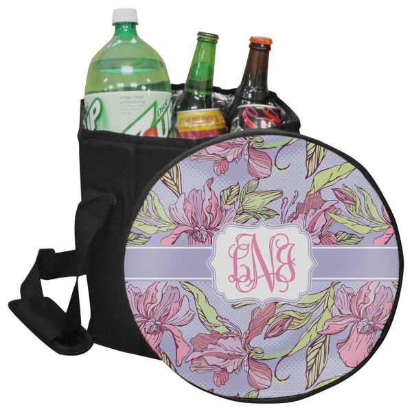 Custom Orchids Collapsible Cooler & Seat (Personalized)