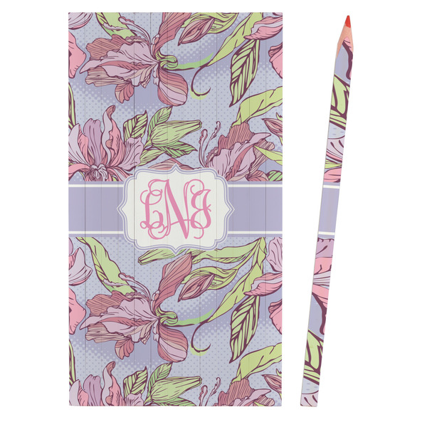 Orchids Colored Pencils - Front View