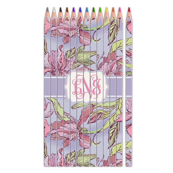 Custom Orchids Colored Pencils (Personalized)