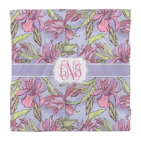 Orchids Comforter - Queen - Front