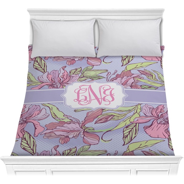 Custom Orchids Comforter - Full / Queen (Personalized)