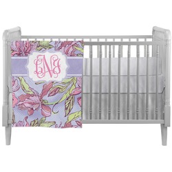Orchids Crib Comforter / Quilt (Personalized)