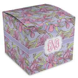 Orchids Cube Favor Gift Boxes (Personalized)